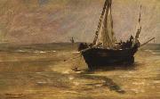 Edouard Manet, Barques de Peches a Berck-sur-Mer.